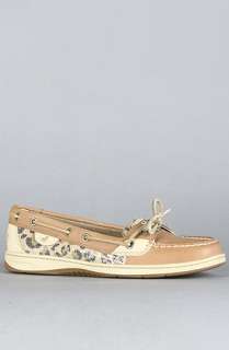 Sperry Topsider The Angelfish Shoe in Leopard Linen  Karmaloop 