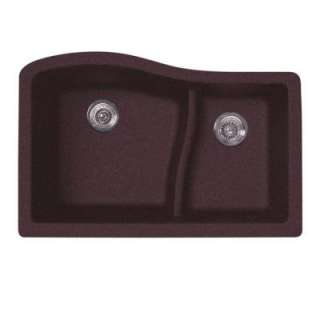   Double Bowl Kitchen Sink in Espresso QU03322LS.170 