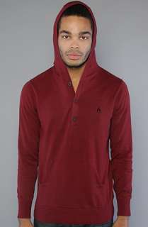 Nixon The Nooner Hoody in Bordeaux  Karmaloop   Global Concrete 