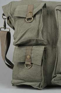 Rothco The Vintage MultiPocket Shoulder Bag in Olive Drab  Karmaloop 