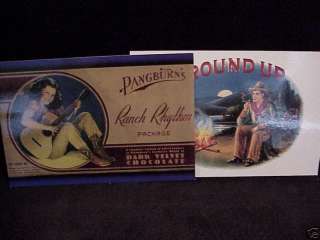 Postcards Cowgirl Cowboy Ads Roundup Ranch Western  