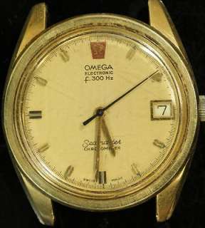Vintage Omega Electronic F 300hz Seamaster Chronometer Mens Watch 