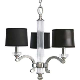 Roxbury Collection Classic Silver 3 light Chandelier