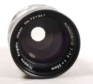 Nikon Nikkor O 55mm F/1.2 CRT High Speed Macro Lens  