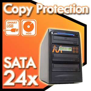   24X Copy Protected Protection CD DVD Disc Duplicator Copier+500GB+USB