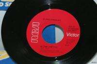 ELVIS PRESLEY IN THE GHETTO VINTAGE 45 RPM RECORD  