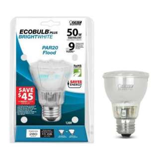 Feit Electric 9 Watt (50W) Par20 Reflector CFL Light Bulb (12 Pack 