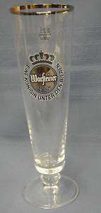 Warsteiner German Beer Bieren Glass Flute Footed 0.2l  