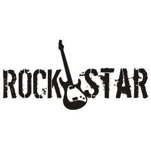 Wandtattoo Rockstar, 50 x 24 von mldigitaldesign  Küche 