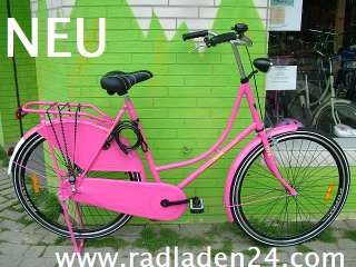 28 ZOLL Damen HOLLANDRAD Fahrrad Pink Omafiets NEU  