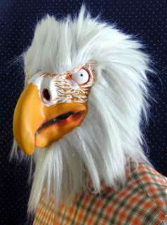Tolle Adlermaske Latex Maske Adler Vogel Halloween  