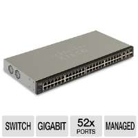 Cisco SRW2048 48 Port 10/100/1000 Gigabit Network Switch with 4 mini 