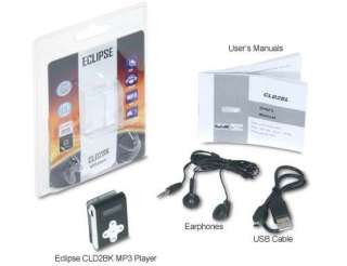 Eclipse CLD2BK  Player   2GB, USB Cable, Plays  & WMA Formats 