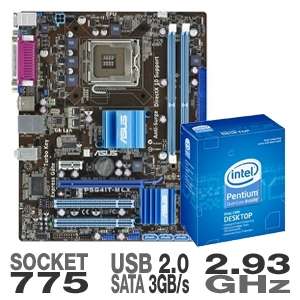 Asus P5G41T M LX Motherboard w/ Intel Pentium Dual Core E6500 