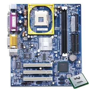 Gigabyte 8I845GVM RZ Intel Socket 478 MicroATX Motherboard and Intel 