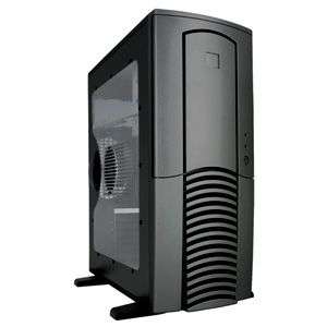 ULTRA Dragon Jet Black ATX Mid Tower Case with Clear Side