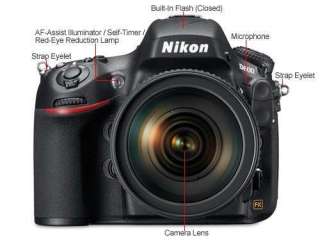 Nikon D800 Digital SLR Camera   36.3 MegaPixels, CMOS Sensor, 3.2 LCD 