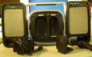XAct XS027 Sirius Satellite Radio Portable Boombox w/ CD Player & AM 