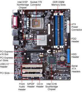 Chaintech V915P Intel Socket 775 ATX Motherboard / PCI Express / Audio 