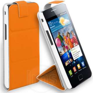 London Magic Store   Orange Flip Stand Case Cover For Samsung Galaxy 