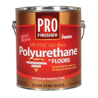 Parks Pro Finisher 1 Gal. Clear Semi Gloss Polyurethanes 330533V at 