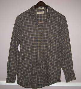 Mens CLAYBROOKE OUTDOORS Plaid Flannel Shirt Size S  