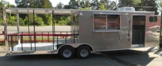 New 8.5 x 26 Enclosed Concession Food Smoker Trailer  