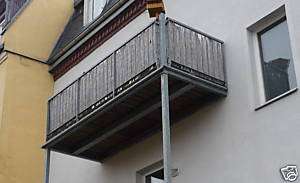 Anbaubalkon Stahlbalkon Balkon Balkonbausatz verzinkt  