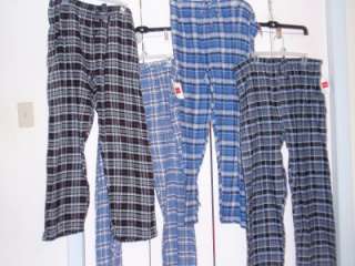 NEW Hanes Mens Flannel Lounge Pants/PJ Bottoms 2XL & XL  