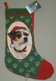 JACK RUSSELL TERRIER Tapestry Christmas Stocking  