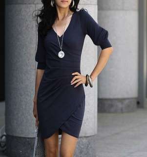 Royalty Inspired Dark Blue Wrap Dress, One Size Fits All  