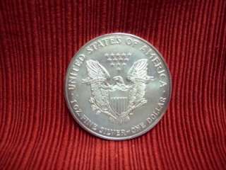   1996 SILVER AMERICAN EAGLE KEY DATE COIN DOUBLE DIE REVERSE  