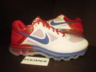 2011 Nike Air Trainer 1.3 Max Breathe MP MANNY PACQUIAO WHITE RED BLUE 