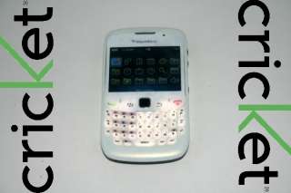 Cricket BlackBerry Curve 8530 Cell Phone Custom WHITE 2MP WiFi CDMA 
