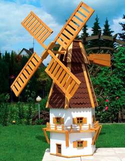 Mühle Windmühle JEVER Gartenmühle 80x80x160 cm NEU  
