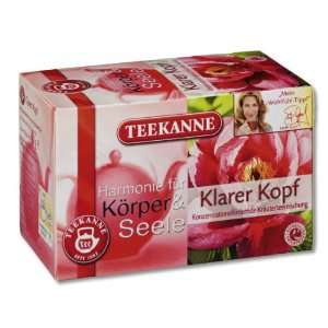 Teekanne Klarer Kopf Kräuterteemischung 20 Beutel, 2er Pack (2 x 40 g 