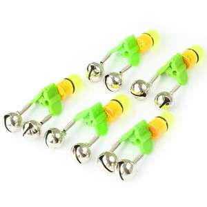 Red LED Fishing Rod Lights & Double Bell Lures New  