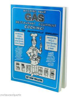 Repair Manuel Book for GAS Restaurant Equipment 36501  