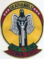 VMFA 235 DEATH ANGELS PATCH   FULL COLOR  