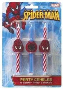 Spiderman Icon Candles Birthday party favors comics  