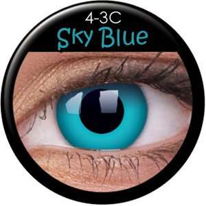 Farbige Kontaktlinsen crazy Kontaktlinsen crazy contact lenses Skyblue 