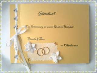 Gästebuch zur Goldenen Hochzeit in Nordrhein Westfalen 