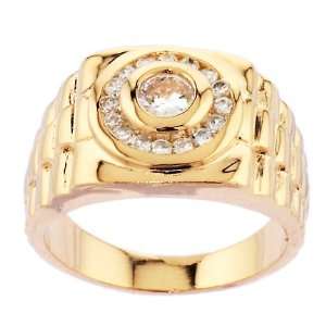 Herren Rolex Ring mit Zirkonia Diamanten   Größe 59 (18.8)   14 