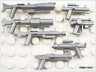 Star Wars   7 Waffen Rifle f. LEGO® Figuren silber  