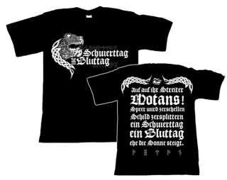 Schwerttag Bluttag, T shirt, Odin Wotan Runen Walhalla  