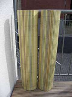 Balkonverkleidung Balkon Sichtschutz Kunststoffmatte Bambus 1x6m in 