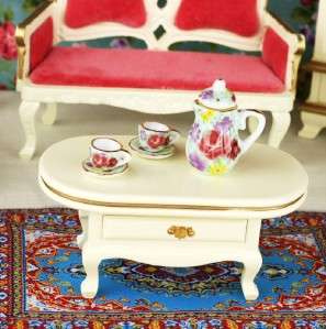 Dollhouse Miniature Living Bedroom Furniture Table  