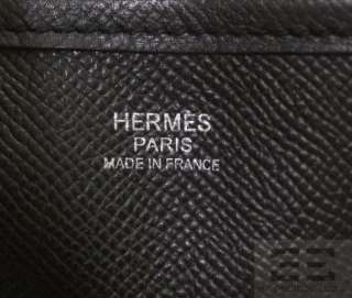 Hermes Black Togo Leather Evelyne PM Handbag  