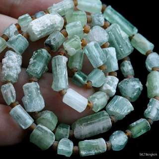 Natural Tourmaline Rough Crystal Beads   Afghanistan  