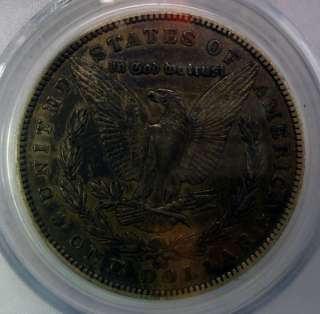 1889 CC MORGAN DOLLAR PCGS XF SAYS QUESTIONABLE COLOR BUT LOOKS TONED 